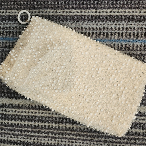 Vintage Corde-Bead By Lumered Hand Beaded Clutch Wallet Made in USA - Picture 10 of 14